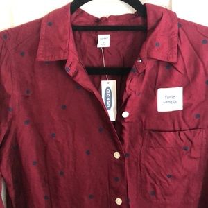 Old Navy Tunic Button down